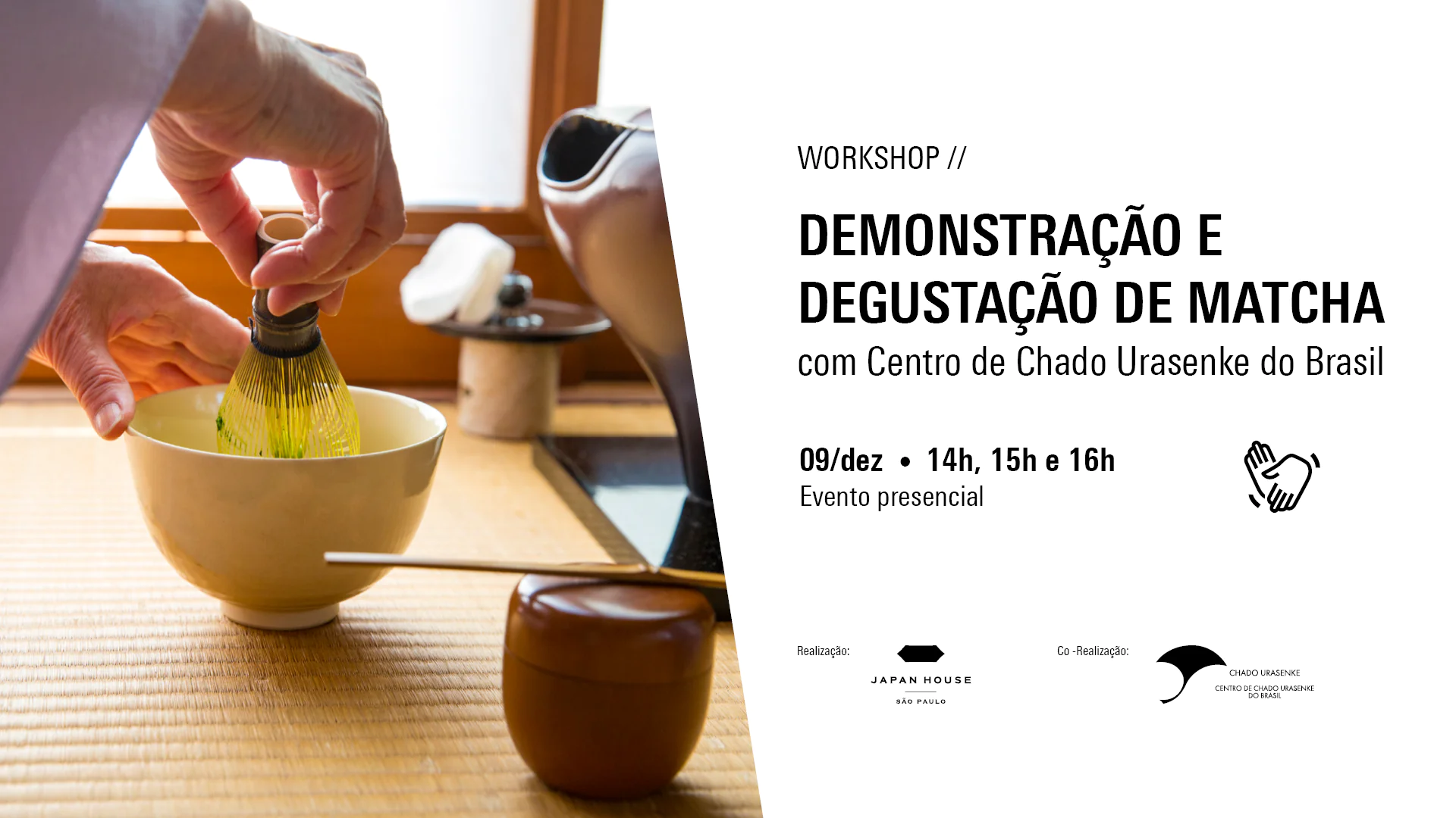 Workshop // Demonstração e degustação de matcha