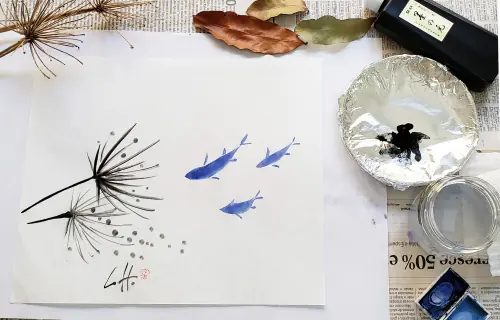  Paulista Cultural // Poesia com pincéis japoneses, por JHSP na Casa das Rosas