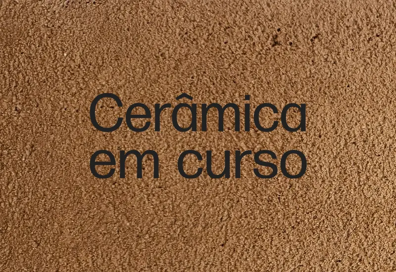  Cerâmica em curso