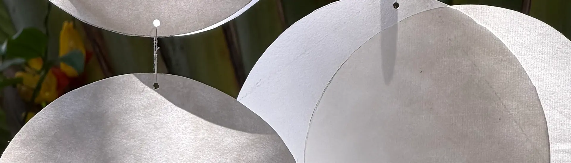 Oficina infantil // Móbile de papel washi, com Mel Kawahara